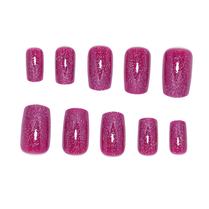 Glamorous Glittery Press-On Nail Set Bowlift