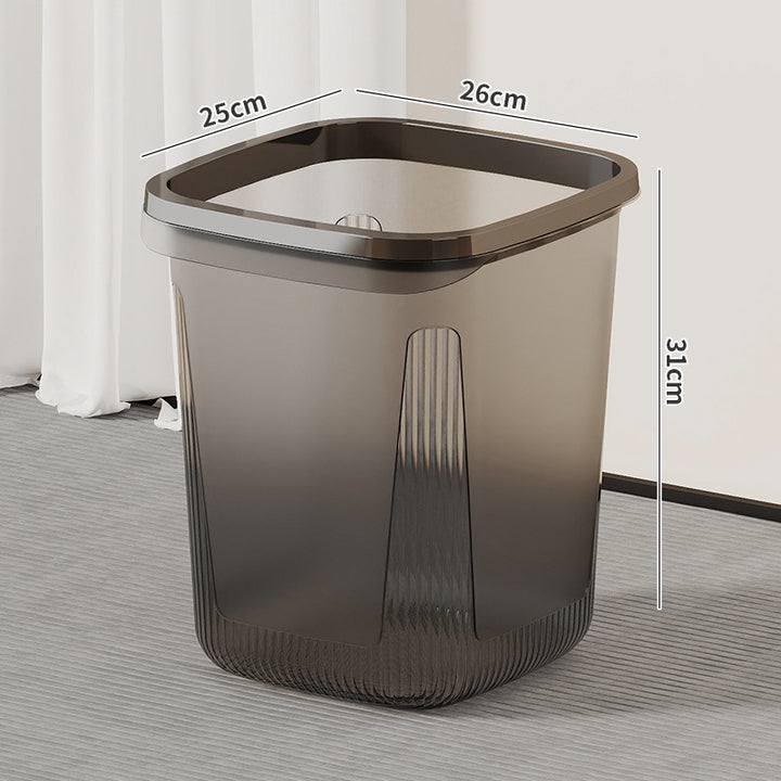 Women's elegant and practical waste bin with ergonomic handle Bowlift