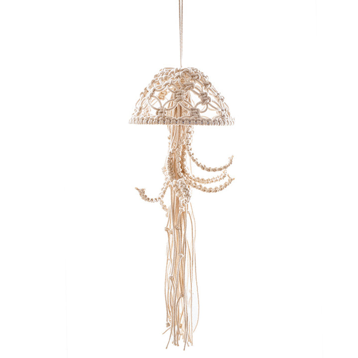 Decorative Macramé Jellyfish Wall Art Bowlift