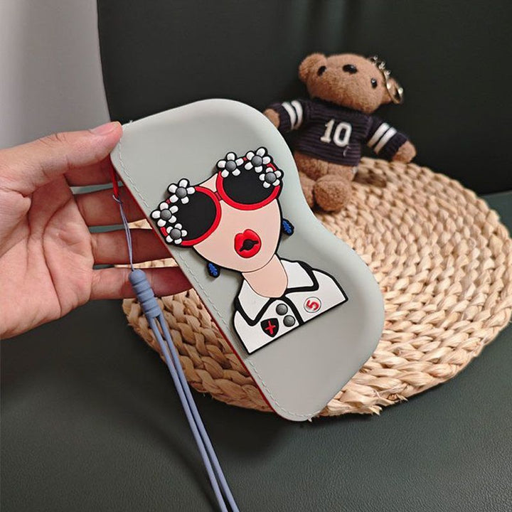 Artistic Print Zippered Pencil Case Bowlift