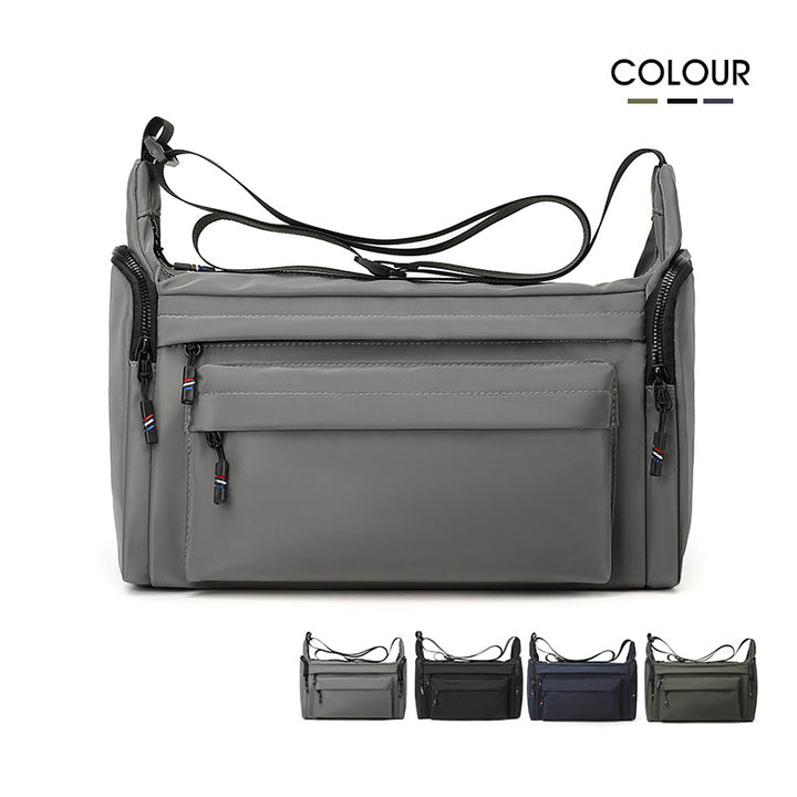 Structured Multi-Pocket Tactical Messenger Bag Bowlift