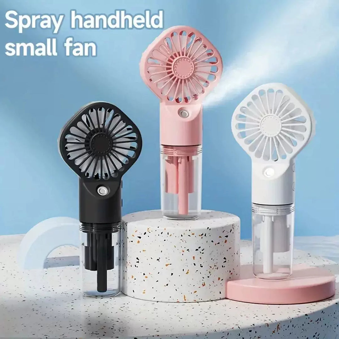Unisex One Size rechargeable hand mister with removable clear water tank and adjustable air flow Bowlift