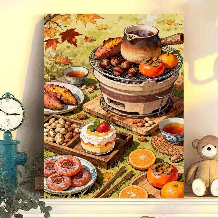 Autumn Harvest Kitchen Art Print Bowlift