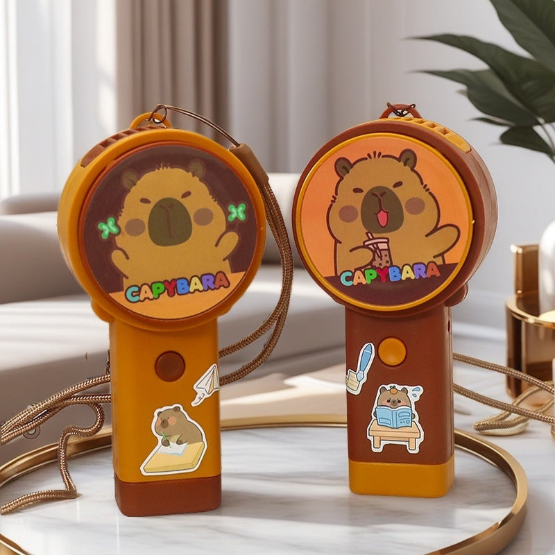 Women's Creative Hand Fan with Charming Animal Design Bowlift