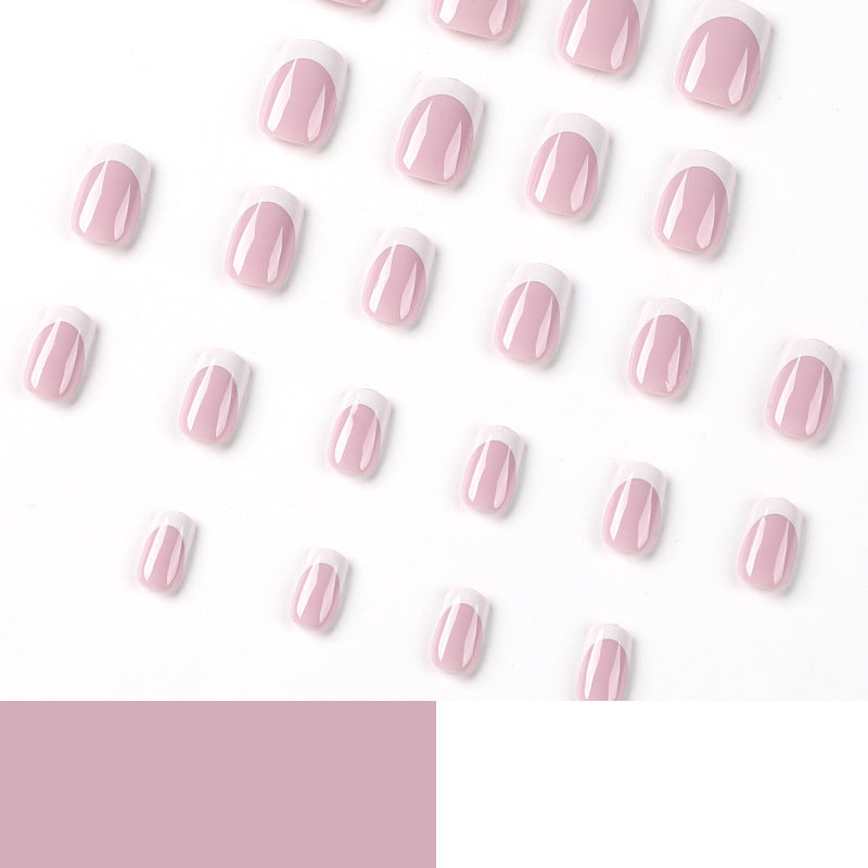 Elegant Nail Art with Shiny French Tip Capping Bowlift