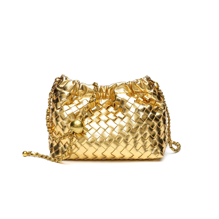 Chic Woven Evening Bag Bowlift