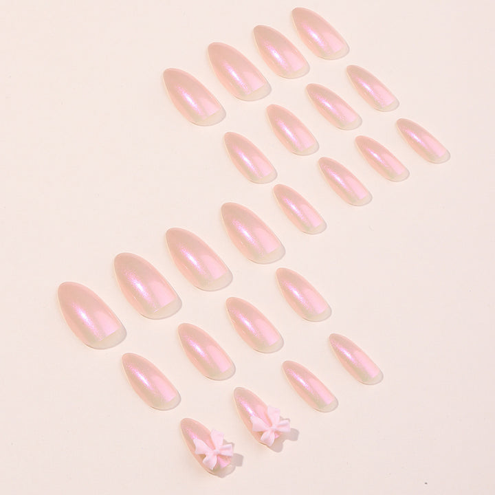 Nail art set with shimmering tips and elegant decorations Bowlift