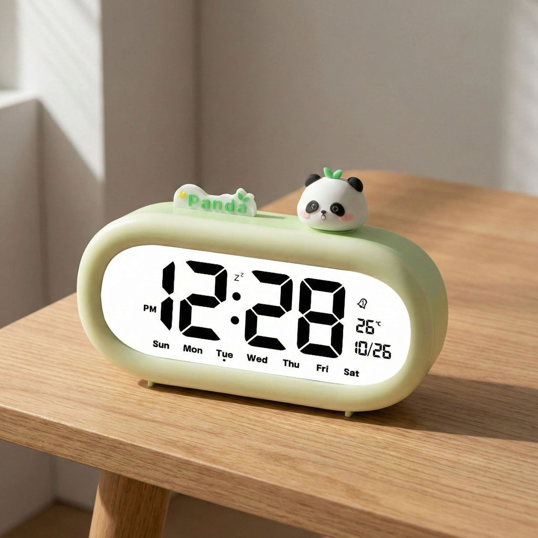 Digital alarm clock with panda design Bowlift
