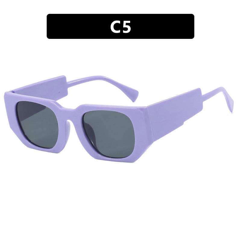 Ladies oversized sunglasses with geometric frame and UV protection Bowlift