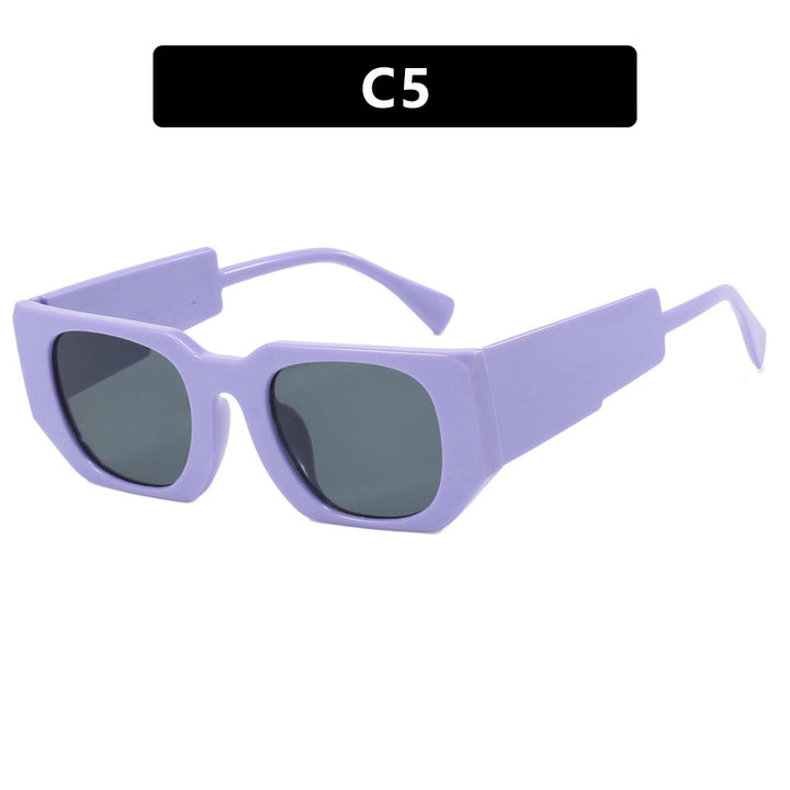 Ladies oversized sunglasses with geometric frame and UV protection Bowlift