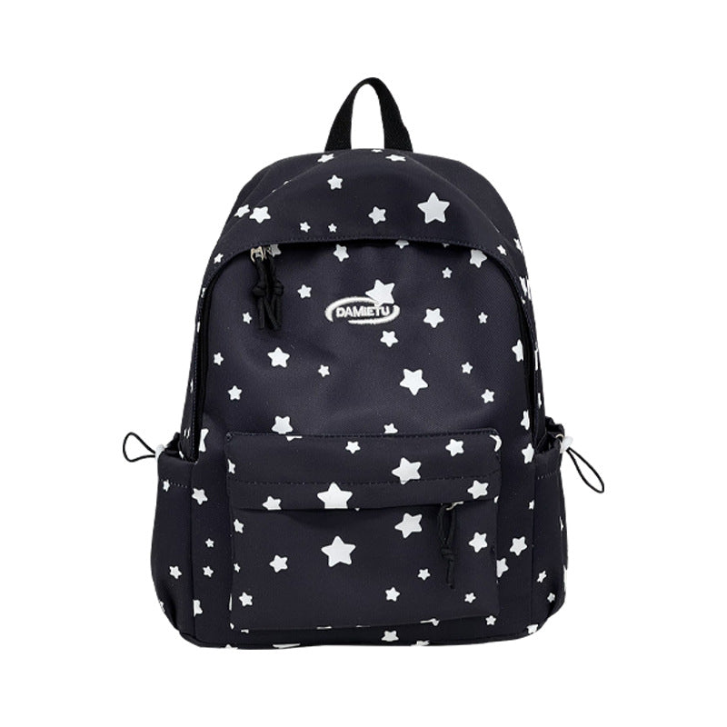Star-Patterned Lightweight Backpack Bowlift