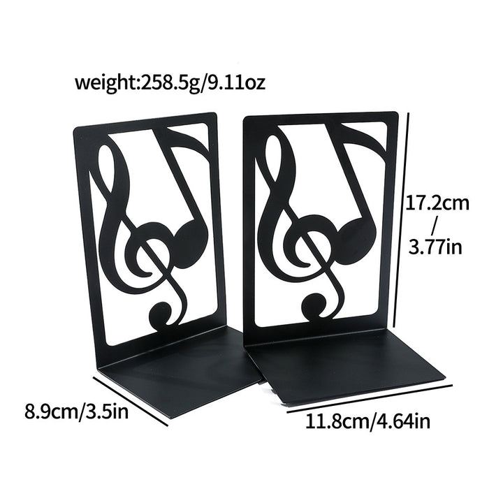Musical Note Themed Bookends