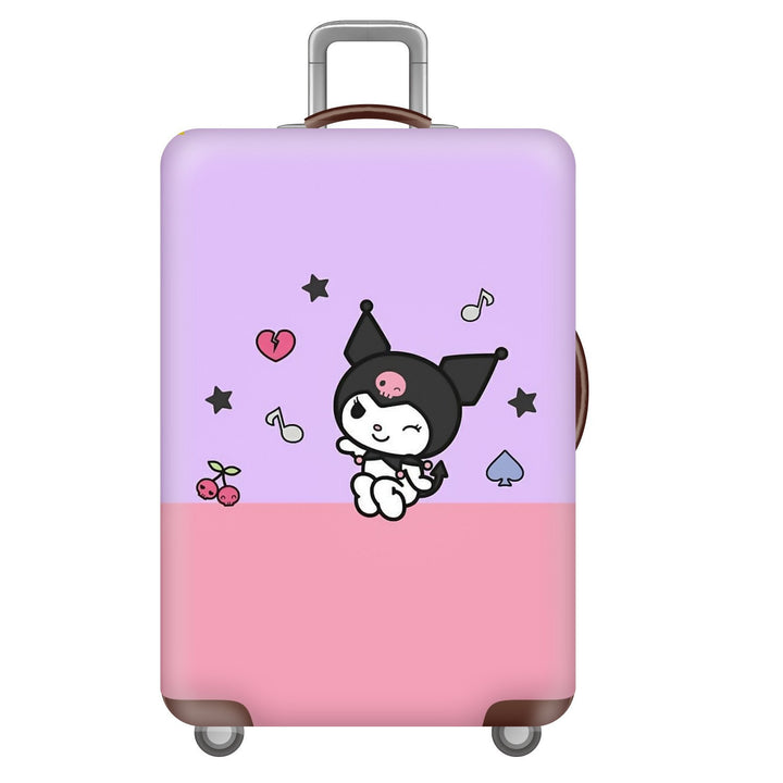 Unisex hard-shell luggage with trendy dog motif Bowlift