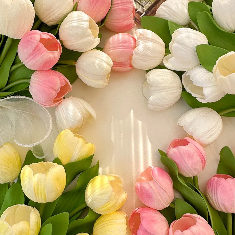 Decorative Faux Tulip Bouquet