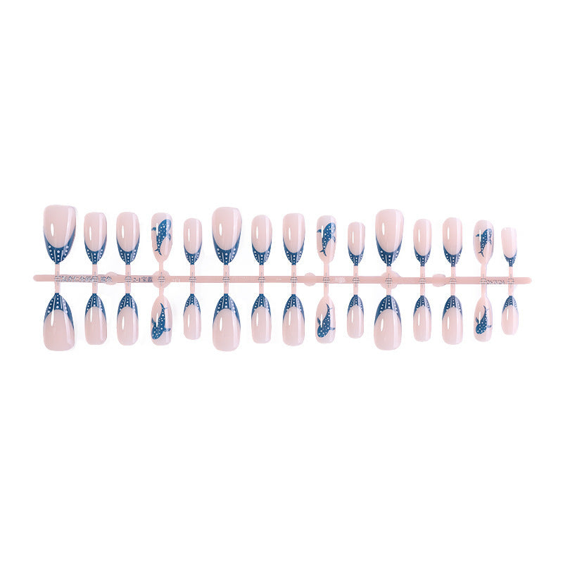 Creative Acrylic Nail Set with Stylish Design Accents Bowlift
