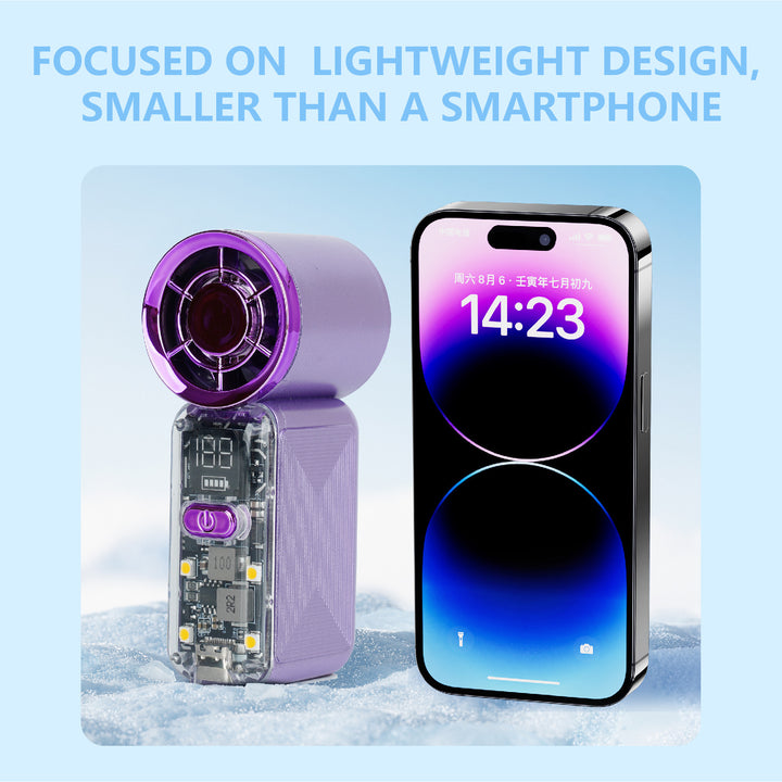 Smart USB Rechargeable Desk Fan Bowlift