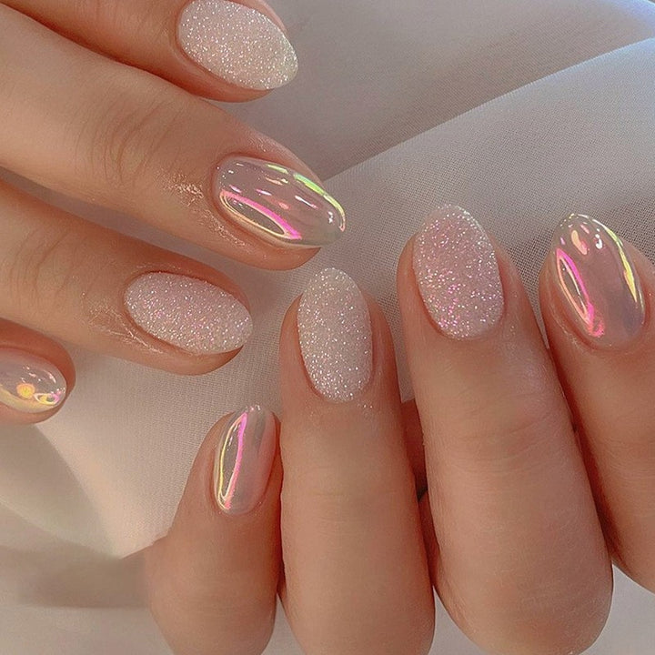 Elegant Floral Bow Press-On Nail Tips Bowlift