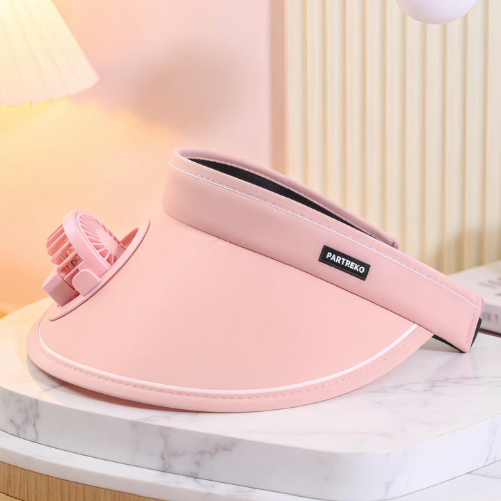 Ladies wearable cooling collar with fan Bowlift