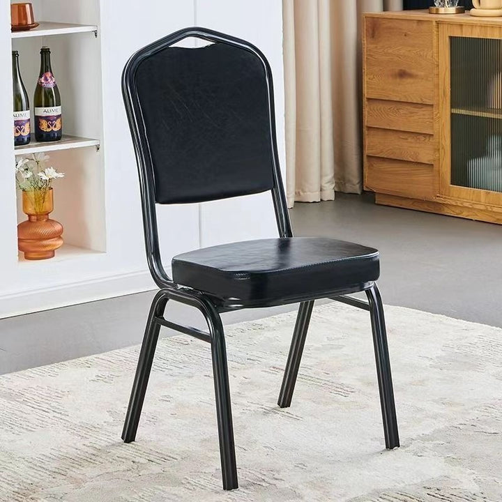 Elegant Upholstered Dining Chair with Gold Frame Bowlift