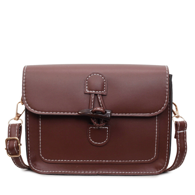 WoStructured Leather Crossbody Bag Bowlift