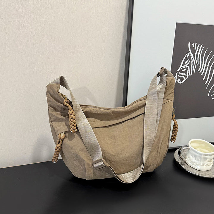 WoMulti-Pocket Lightweight Hobo Bag Bowlift