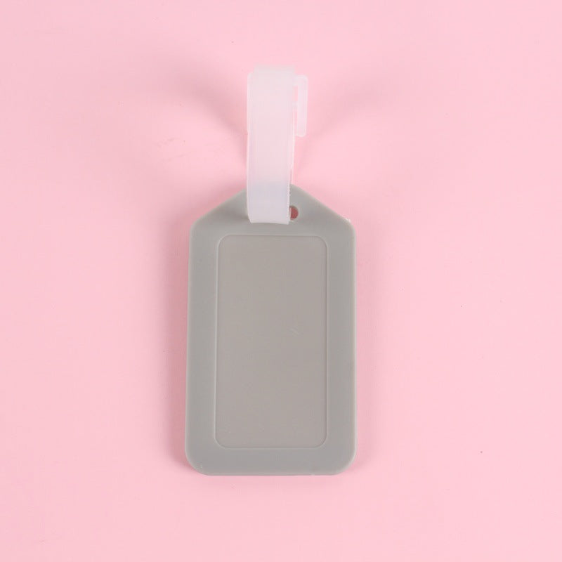 Unisex flexible silicone luggage tag Bowlift