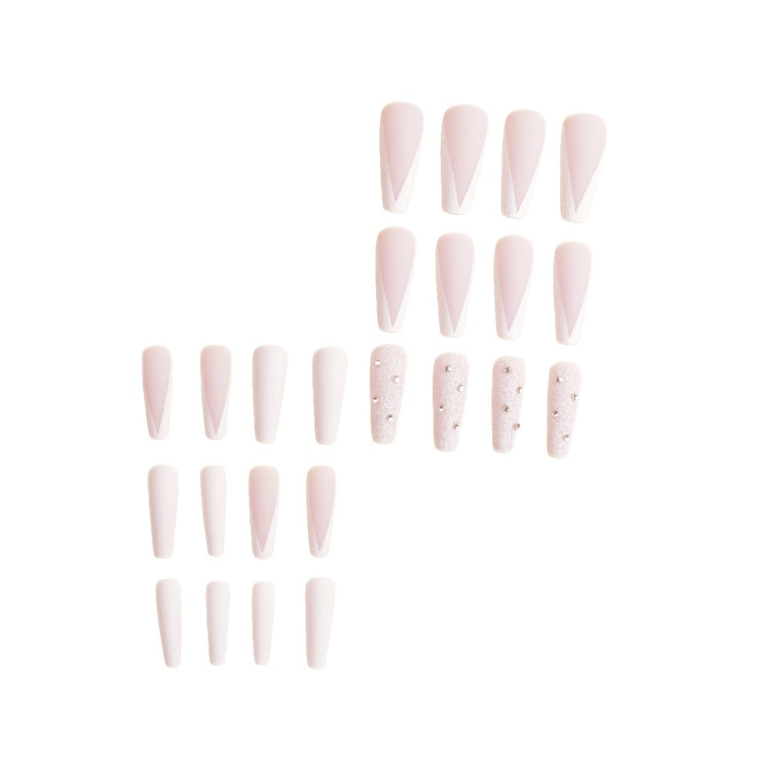 Premium Rhinestone-Embellished Stiletto Press-On Nails Bowlift