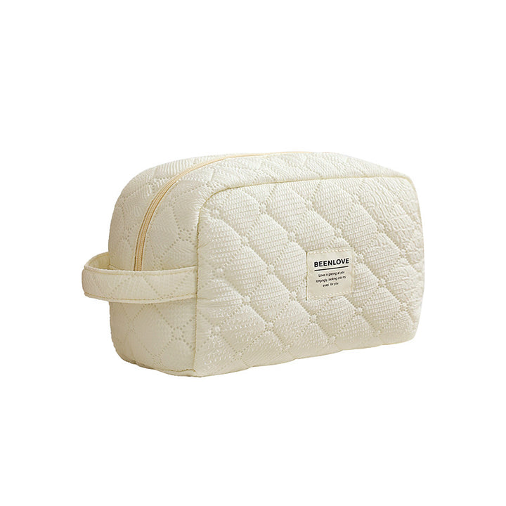 Quilted Travel Toiletry Organizer Bowlift