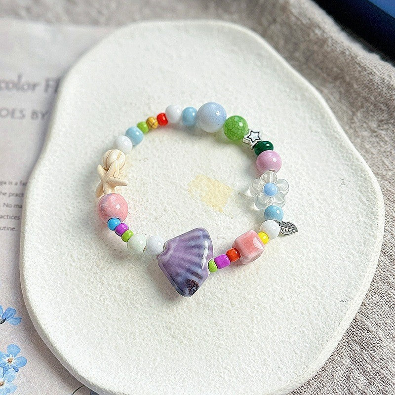 Heart-Shaped Beaded Bracelet Bowlift