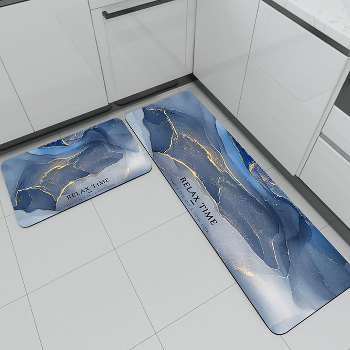 Abstract Elegant Kitchen Mat