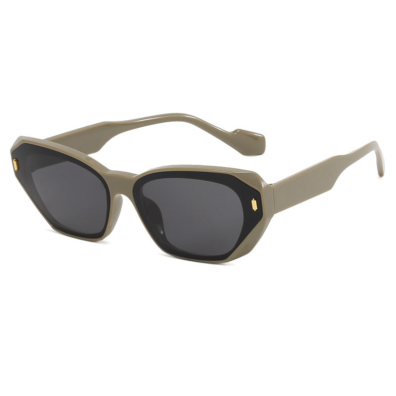 Women’s geometric designer sunglasses with distinctive frame Bowlift
