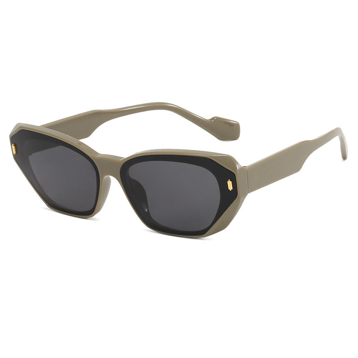 Women’s geometric designer sunglasses with distinctive frame Bowlift