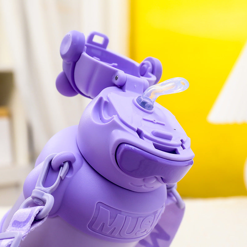 Ladies Insulated Drinking Bottle in Creative Bear Design Bowlift
