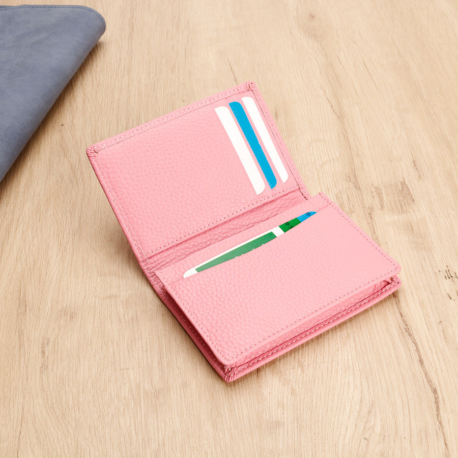 RFID-Blocking Leather Card Case Bowlift