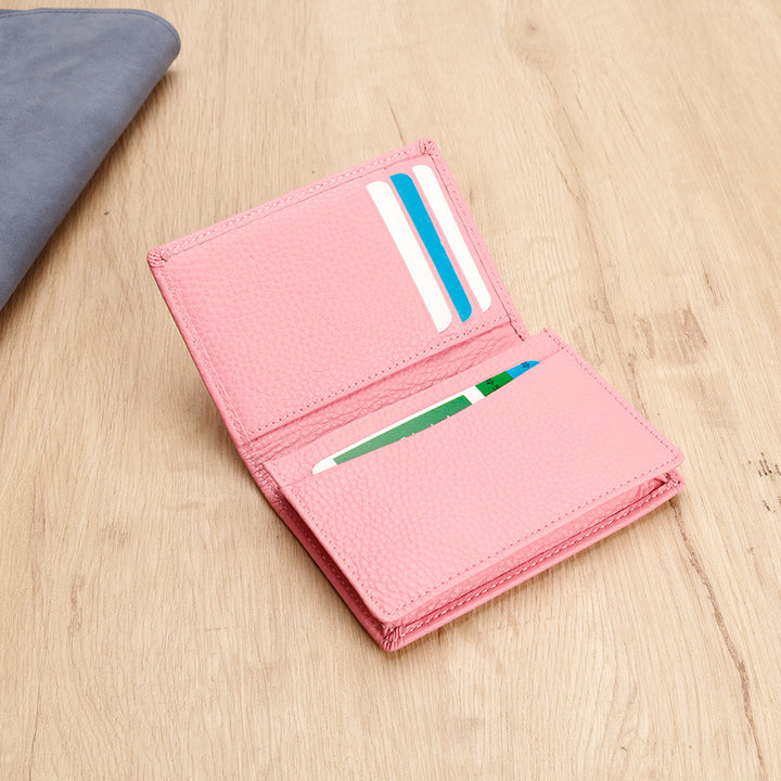 RFID-Blocking Leather Card Case Bowlift