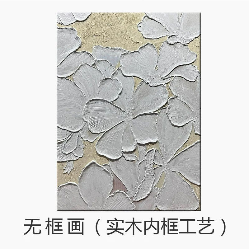 Textured Floral Canvas Wall Art