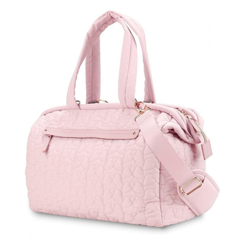 Quilted Travel Weekender Bag Bowlift