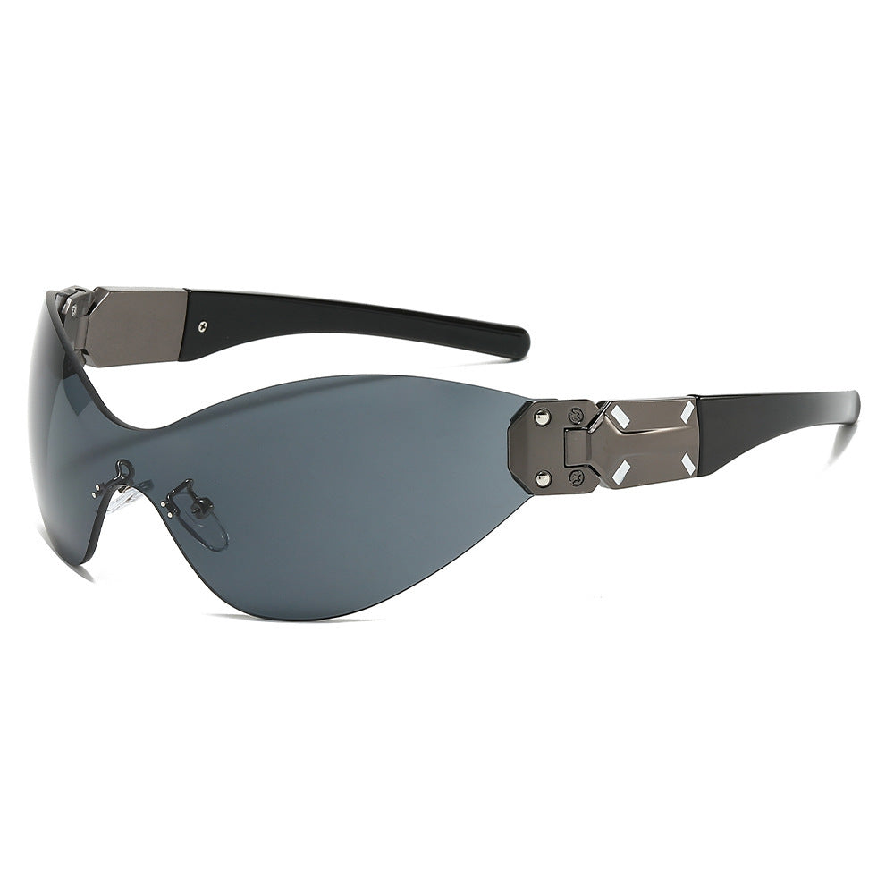 High-Performance Retro Shield Sunglasses Bowlift