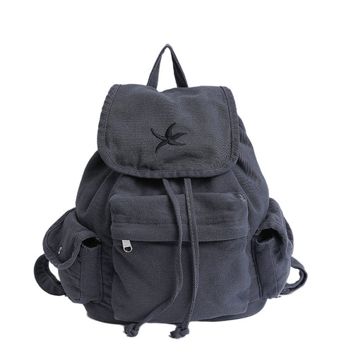 Canvas Drawstring Backpack