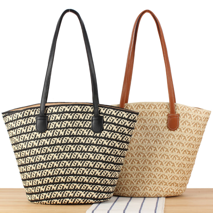 Beach bag with refined leather accents Bowlift