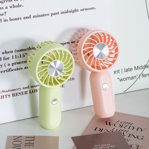 Women Portable Mini Hand Fan with Ergonomic Design and USB Charging Function Bowlift