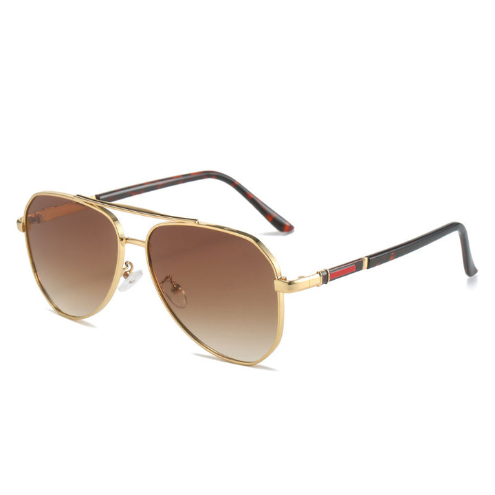 Women's designer sunglasses with oval frame and luxurious accents Bowlift