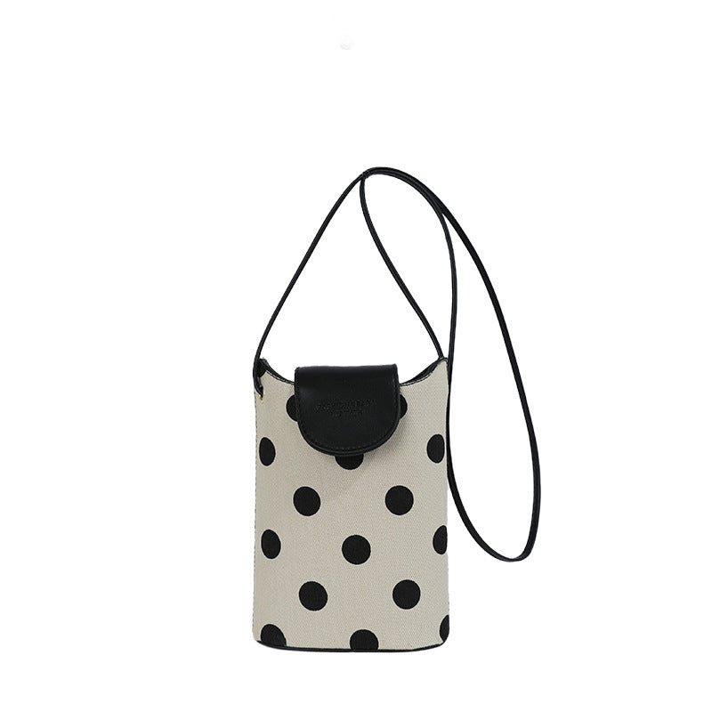 WoPlayful Polka Dot Crossbody Bag Bowlift