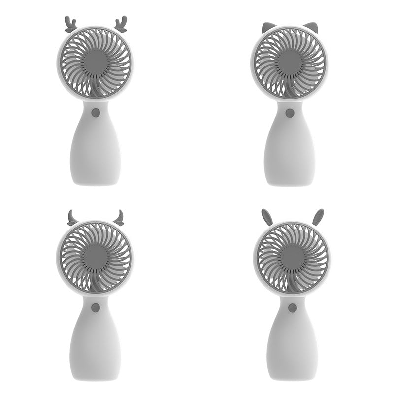 Unisex Portable Hand Fan in Playful Animal Design Bowlift