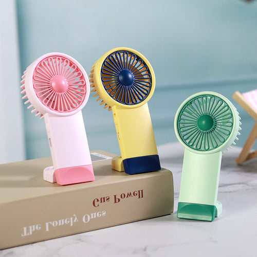 Ladies portable mini fan with ergonomic handle Bowlift