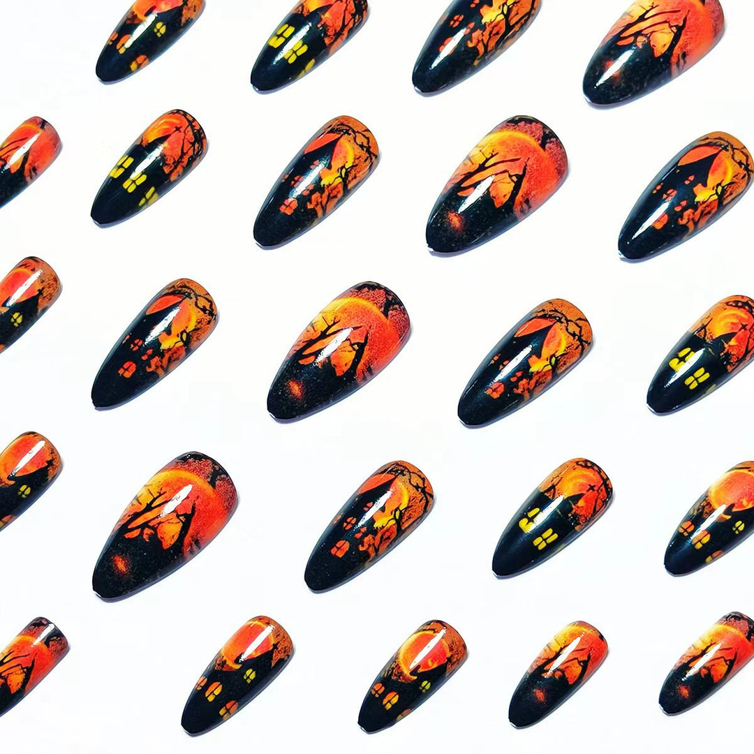 Creative Halloween-Themed Nail Art Bowlift