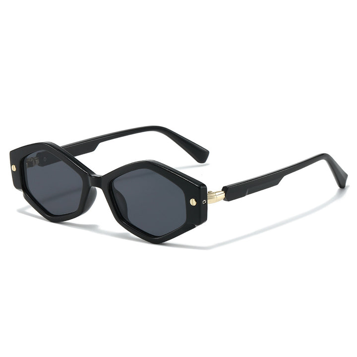 Fashionable Hexagonal Sunglasses Bowlift