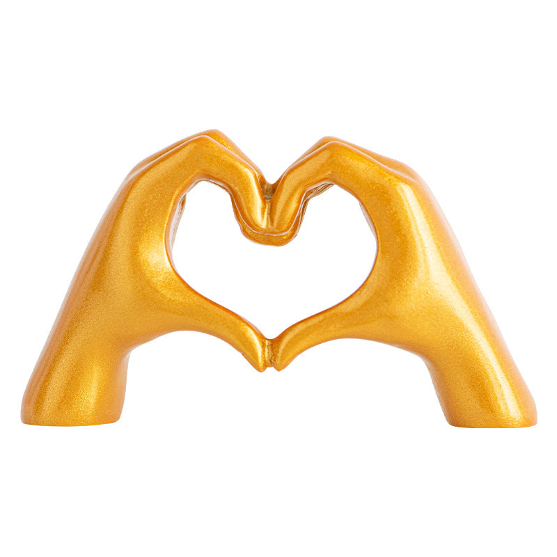 Decorative Heart-shaped Sculpture Bowlift