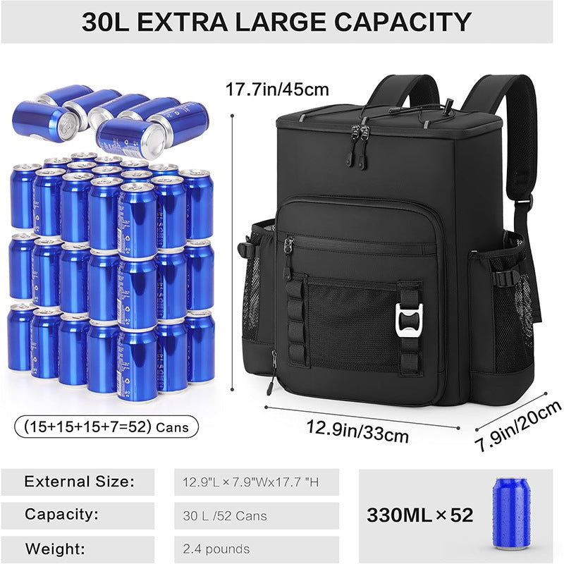 Insulated Travel Cooler Backpack Bowlift