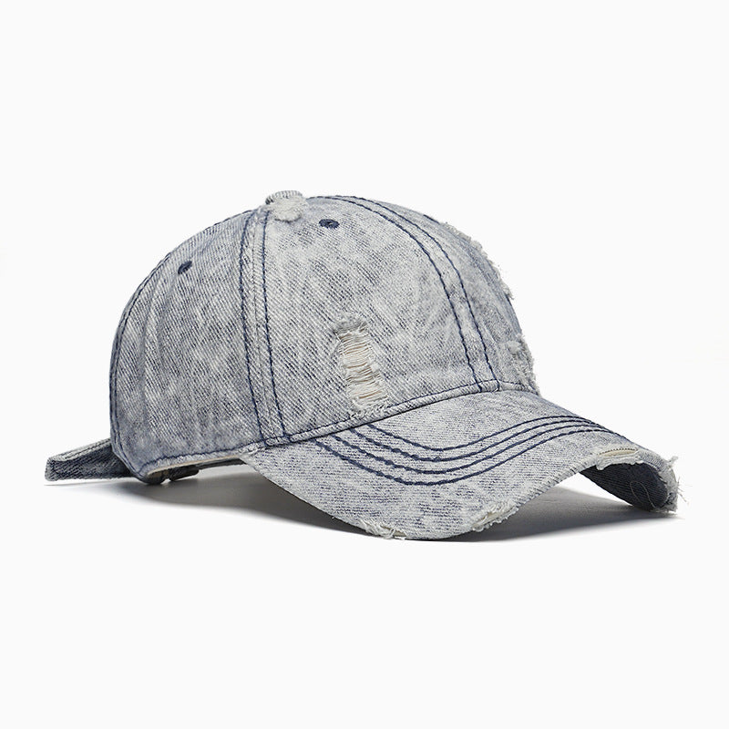 Women Casual Destroyed Baseball Cap Bowlift 1783610781